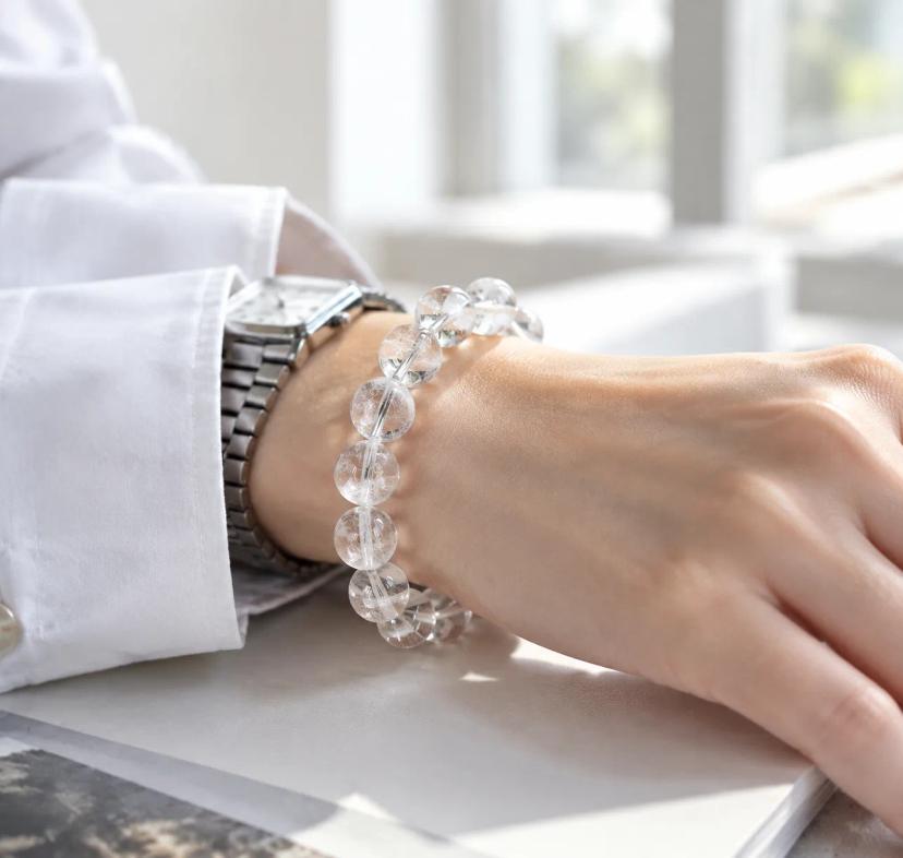 Clear Quartz Two-Way Bracelet — bracelets with Clear Quartz