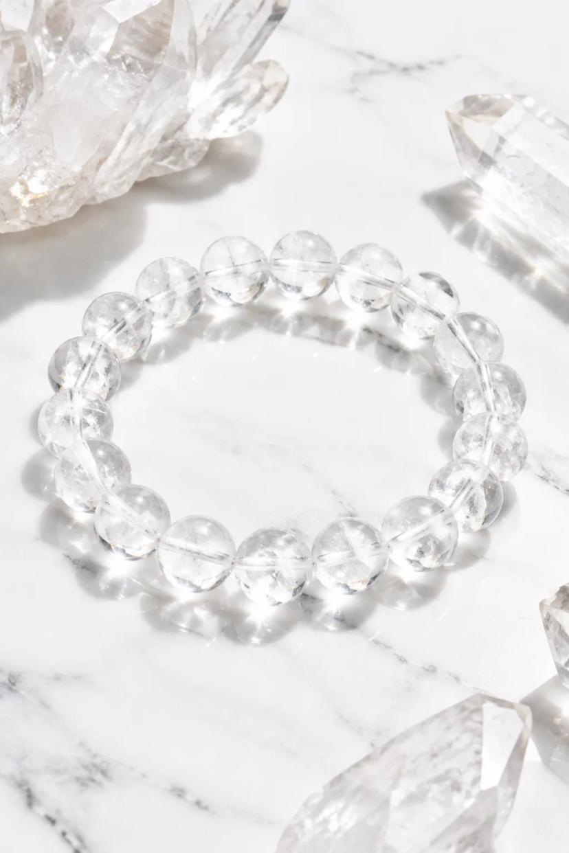 Clear Quartz Two-Way Bracelet — bracelets with Clear Quartz