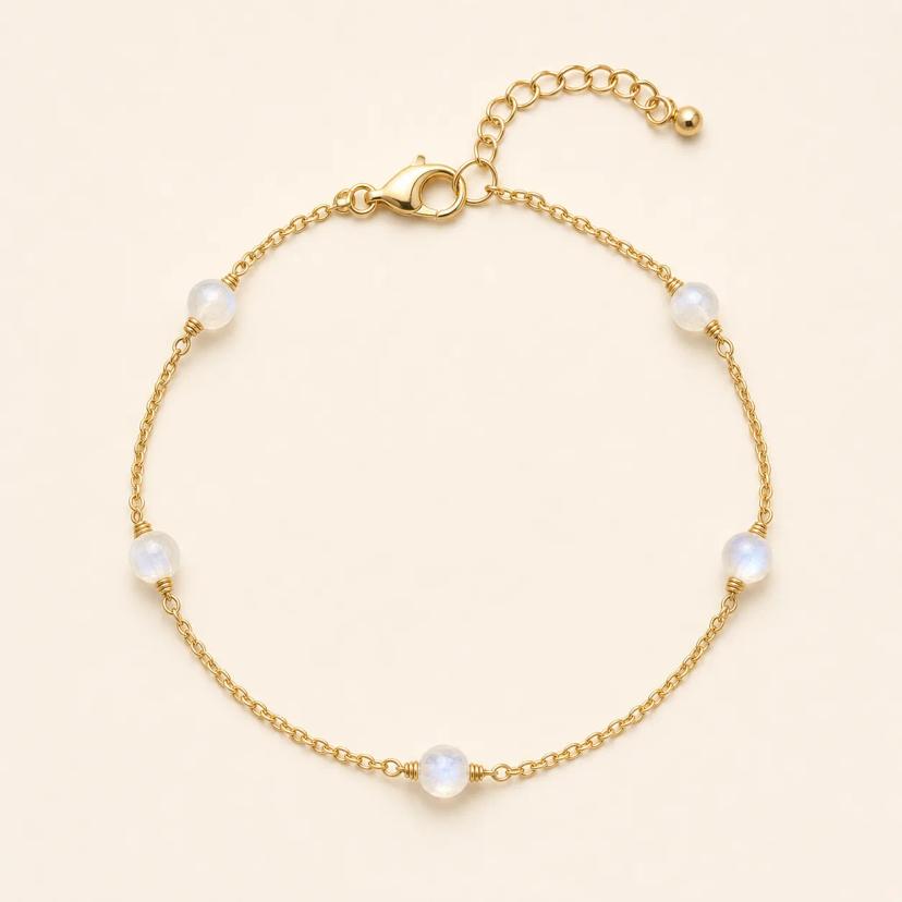 Moonstone Chain Bracelet — bracelets with Moonstone