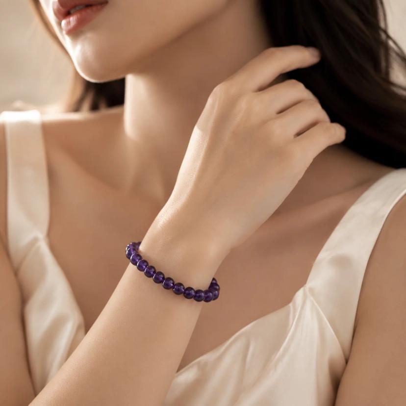 Uruguay 7A Amethyst Bracelet — bracelets with Uruguay Amethyst