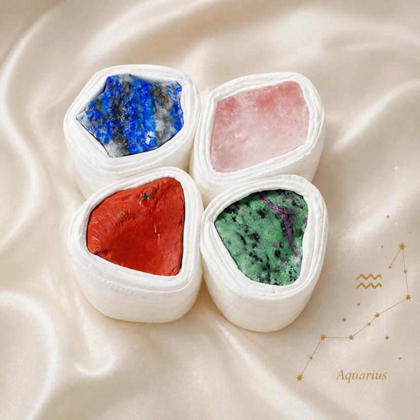 Zodiac Crystal Kit — Raw Stone Sets for All 12 Signs — sets with Multi-Gem