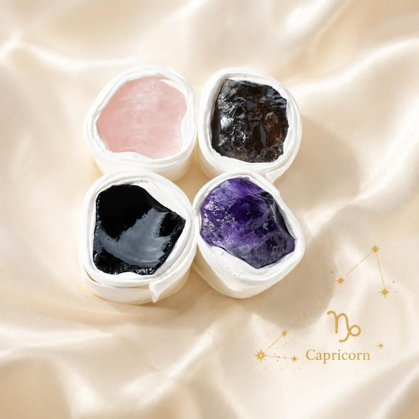 Zodiac Crystal Kit — Raw Stone Sets for All 12 Signs — sets with Multi-Gem