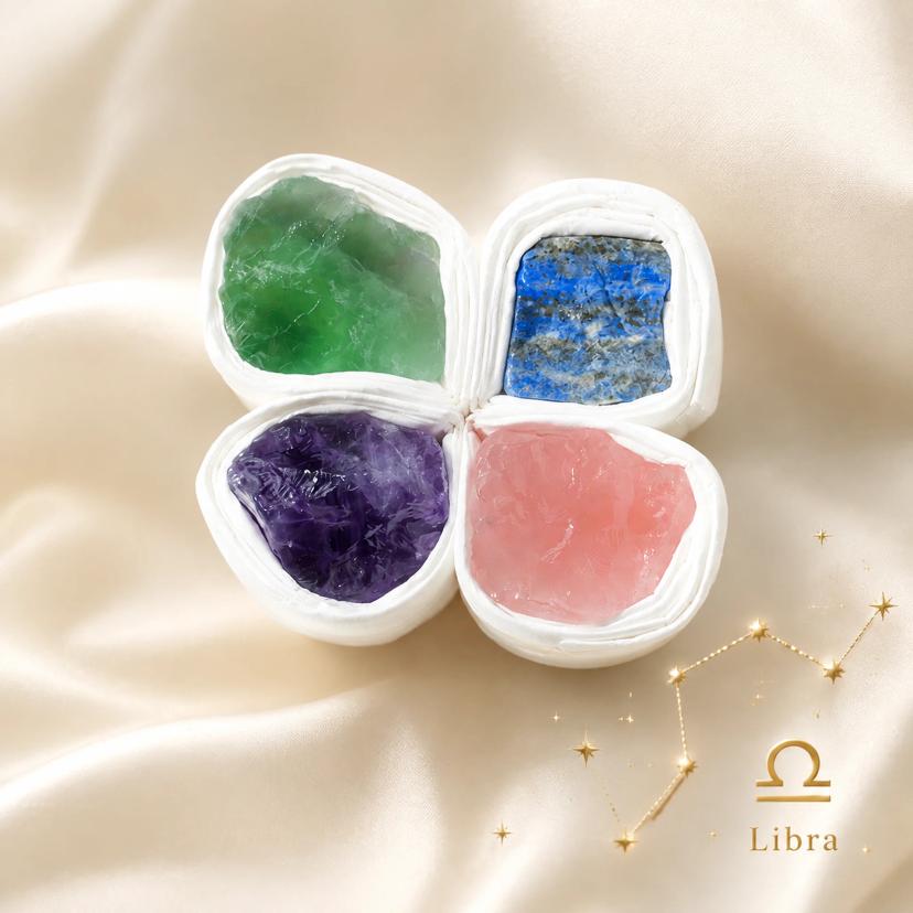 Zodiac Crystal Kit — Raw Stone Sets for All 12 Signs — sets with Multi-Gem
