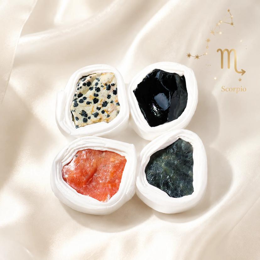 Zodiac Crystal Kit — Raw Stone Sets for All 12 Signs — sets with Multi-Gem