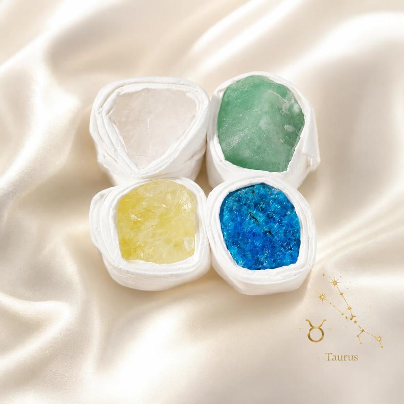 Zodiac Crystal Kit — Raw Stone Sets for All 12 Signs — sets with Multi-Gem