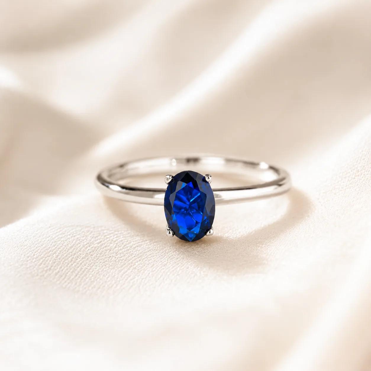 Birthstone Cabochon Ring — Choose Your Month
