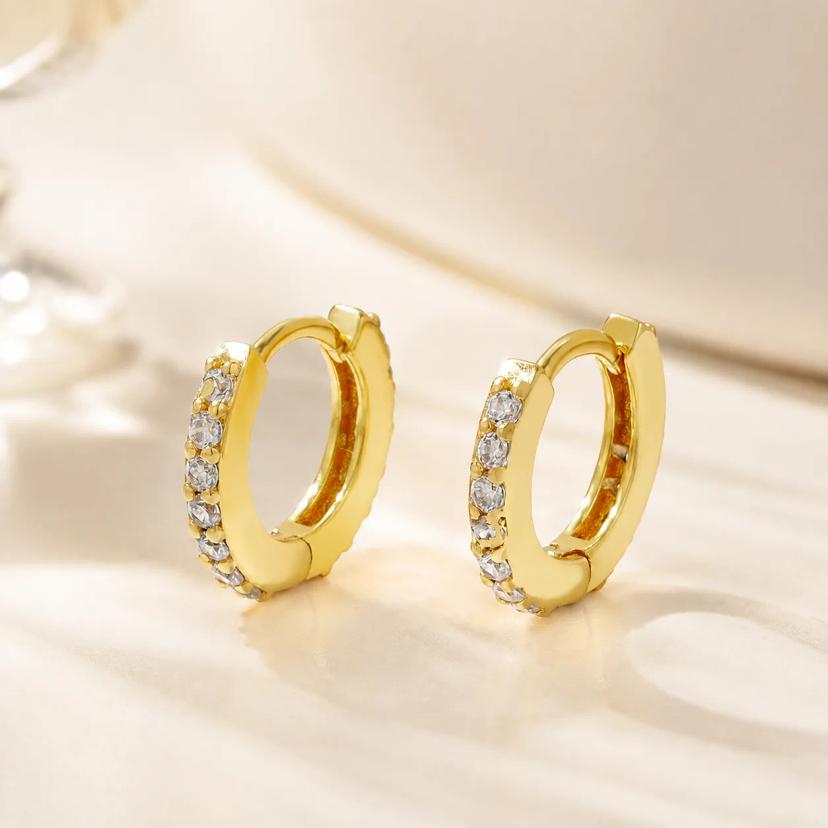 Pavé Star Stud Earrings — earrings with Crystal